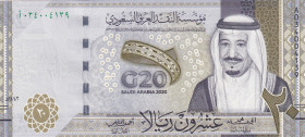 Saudi Arabia, 20 Riyals, 2020, UNC, pNew
Commemorative banknote
Estimate: USD 15-30