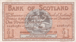 Scotland, 1 Pound, 1946, XF(+), p96
Stained
Estimate: USD 75-150