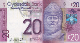 Scotland, 20 Pounds, 2015, UNC, p229Kd
Estimate: USD 40-80