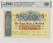 Scotland, 5 Pounds, 1955/1963, VF, p323c
PMG 30
Estimate: USD 125-250