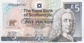 Scotland, 5 Pounds, 2005, UNC, p365
Commemorative banknote
Estimate: USD 15-30