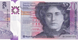 Scotland, 20 Pounds, 2019, UNC, p372
Polymer plastics banknote
Estimate: USD 40-80