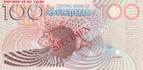 Seychelles, 100 Rupees, 1989, UNC, p31, SPECIMEN
Estimate: USD 150-300