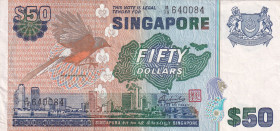 Singapore, 50 Dollars, 1976, XF(-), p13b
Estimate: USD 75-150