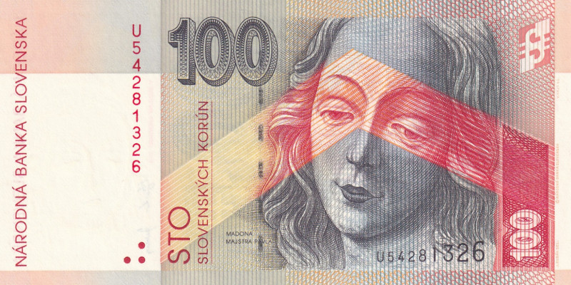 Slovakia, 100 Korun, 2004, UNC, p44
Estimate: USD 20-40