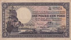 South Africa, 1 Pound, 1940, VF, p84e
Stained
Estimate: USD 40-80