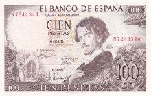 Spain, 100 Pesetas, 1965, UNC, p150
Estimate: USD 15-30