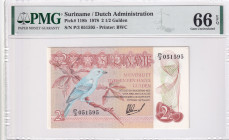 Suriname, 2 1/2 Gulden, 1978, UNC, p118b
PMG 66 EPQ, Dutch Administration
Estimate: USD 50-100