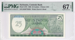 Suriname, 25 Gulden, 1985, UNC, p127b
PMG 67 EPQ, Central Bank
Estimate: USD 50-100