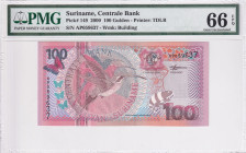 Suriname, 100 Gulden, 2000, UNC, p149
PMG 66 EPQ
Estimate: USD 25-50