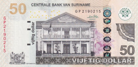 Suriname, 50 Dollars, 2010, UNC, p165a
Estimate: USD 30-60