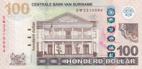 Suriname, 100 Dollars, 2019, UNC, p166e
Estimate: USD 30-60