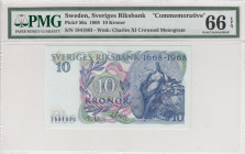 Sweden, 10 Kronor, 1968, UNC, p56a
PMG 66 EPQ, Commemorative banknot
Estimate: USD 25-50