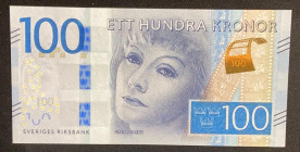 Sweden, 100 Kronor, 2016, UNC, p71b
Estimate: USD 25-50