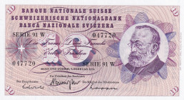 Switzerland, 10 Francs, 1974, UNC, p45t
Estimate: USD 25-50