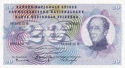 Switzerland, 20 Franken, 1961, UNC, p46i
Estimate: USD 20-40