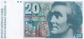 Switzerland, 20 Franken, 1989, UNC, p55h
Estimate: USD 50-100