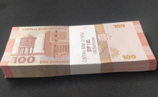 Syria, 100 Pounds, 2019, UNC, p113, BUNDLE
(Total 100 banknotes)
Estimate: USD 25-50
