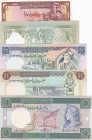 Syria, 1-5-25-50-100 Pounds, 1978/1991, (Total 5 banknotes)
1 Pound, AUNC; 5-25-50-100 Pounds, UNC
Estimate: USD 15-30