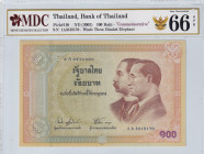 Thailand, 100 Baht, 2002, UNC, p110
MDC 66 GPQ, Commemorative banknote
Estimate: USD 30-60