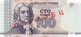 Transnistria, 100 Rublei, 2007, UNC, p47b, SPECIMEN
Estimate: USD 40-80