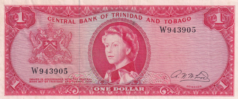 Trinidad & Tobago, 1 Dollar, 1964, XF, p26b
Queen Elizabeth II. Potrait
Estima...