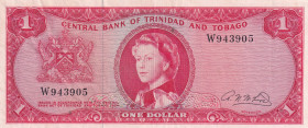 Trinidad & Tobago, 1 Dollar, 1964, XF, p26b
Queen Elizabeth II. Potrait
Estimate: USD 50-100