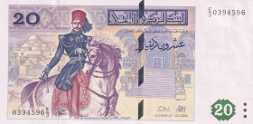 Tunisia, 20 Dinars, 1992, UNC, p88
Estimate: USD 25-50