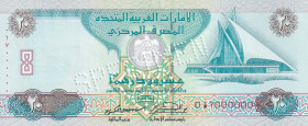 United Arab Emirates, 20 Dirhams, 1997/2007, UNC, p21s, SPECIMEN
United Arab Emirates Central Bank
Estimate: USD 750-1500