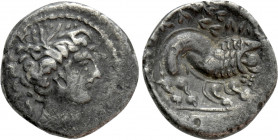 WESTERN EUROPE. Gaul. Insubres. Drachm (1st century BC). Imitating Massalia