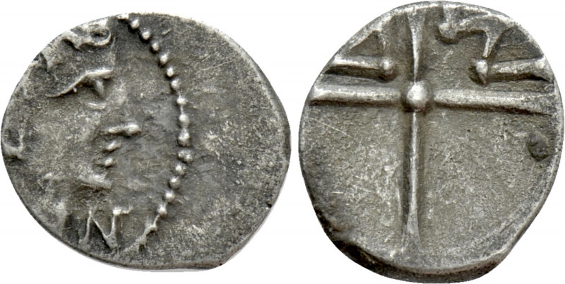 WESTERN EUROPE. Gaul. Nîmes-La Vaunage(?). Obol (Circa 120-49 BC). Imitating Mas...