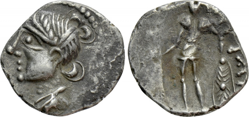 WESTERN EUROPE. Central Gaul. Aedui. Vepotal. Quinarius (1st century BC). 

Ob...