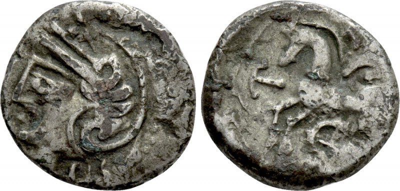 WESTERN EUROPE. Central Gaul. Lingones. Quinarius (1st century BC). "Kaletedou" ...