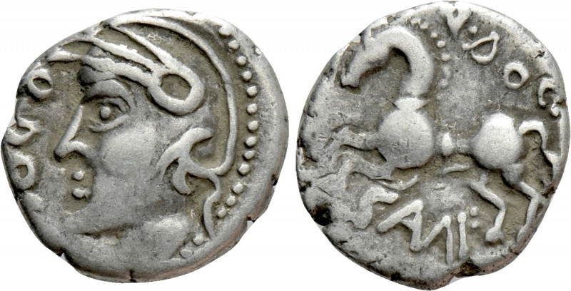 WESTERN EUROPE. Central Gaul. Sequani. Quinarius (1st century BC). 

Obv: Q DO...