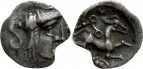 WESTERN EUROPE. Northwest Gaul. Aulerci Cenomani. Quinarius (Circa 100-50 BC)