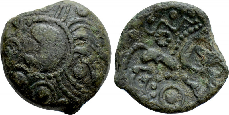 WESTERN EUROPE. Northwest Gaul. Aulerci Eburovices. Ae (Circa 50-30 BC). 

Obv...