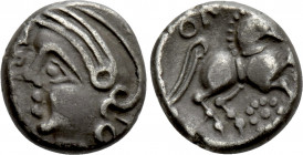 WESTERN EUROPE. Northwest Gaul. Carnutes. Santones. Quinarius (Circa 100-50 BC)