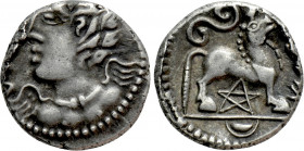 WESTERN EUROPE. Northeast Gaul. Remi. Quinarius (Circa 100-50 BC)