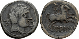IBERIA. Bilbilis. Ae As (Circa 2nd-1st century BC)
