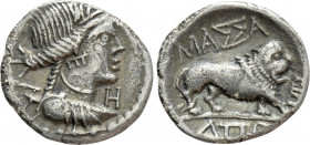 GAUL. Massalia. Drachm (Circa 90-49 BC)