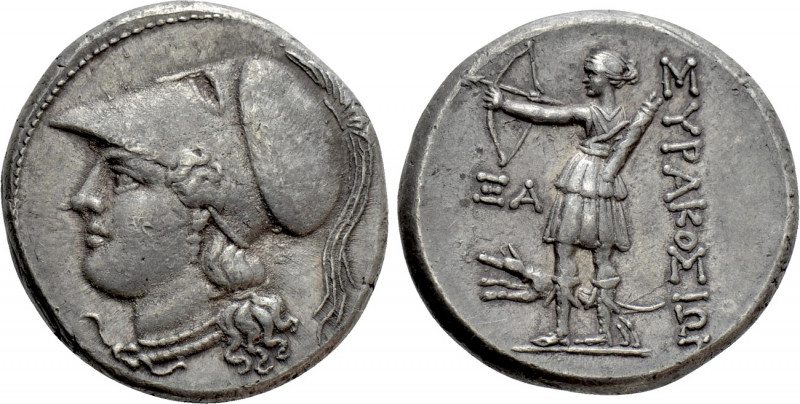 SICILY. Syracuse. Fifth Democracy (214-212 BC). 12 Litrai. 

Obv: Helmeted hea...