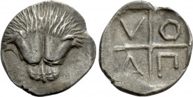 CIMMERIAN BOSPOROS. Pantikapaion. Diobol or Hemidrachm (Circa 400-375 BC)