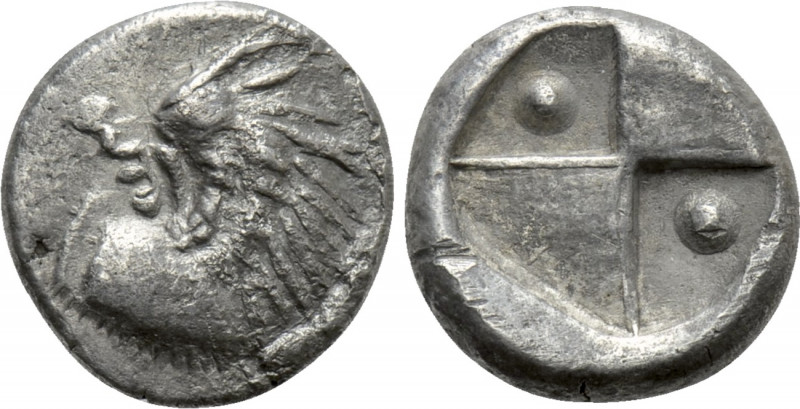 THRACE. Chersonesos. Hemidrachm (Circa 386-338 BC). 

Obv: Forepart of lion ri...