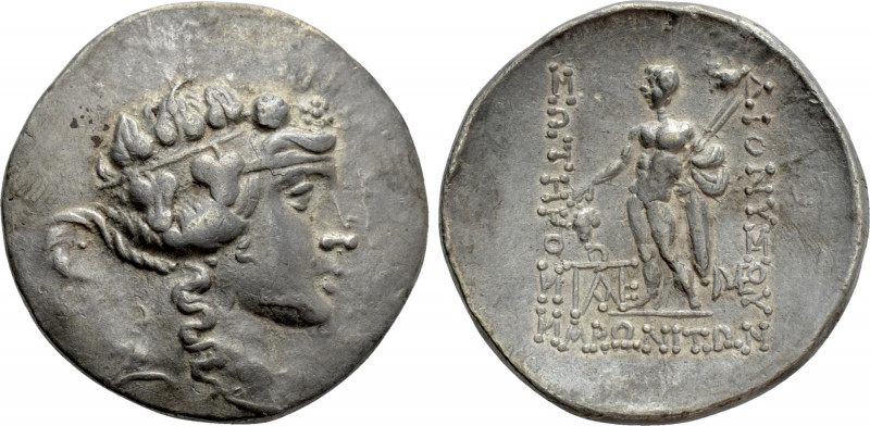 THRACE. Maroneia. Tetradrachm (Circa 189/8-49/5 BC). 

Obv: Wreathed head of D...