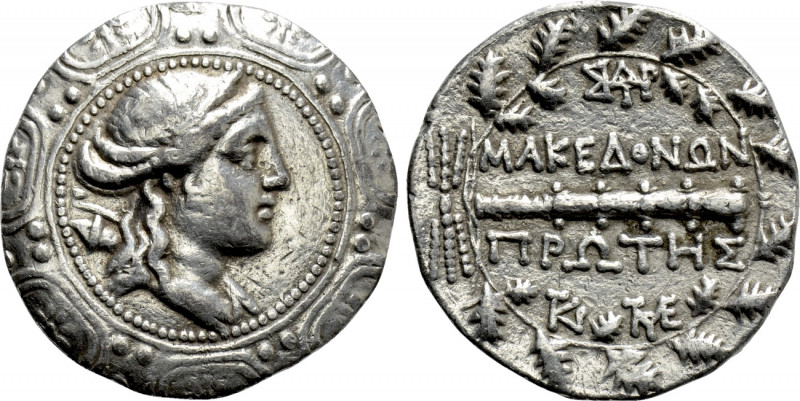 MACEDON UNDER ROMAN PROTECTORATE. First Meris. Tetradrachm (Circa 167-148 BC). A...