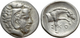 THESSALY. Skotussa. Hemidrachm (Circa 394-367 BC)
