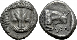 IONIA. Samos. Tetradrachm (Circa 400-365 BC). Uncertain magistrate (Protes?)