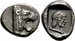 CARIA. Knidos. Drachm (Circa 490-465)