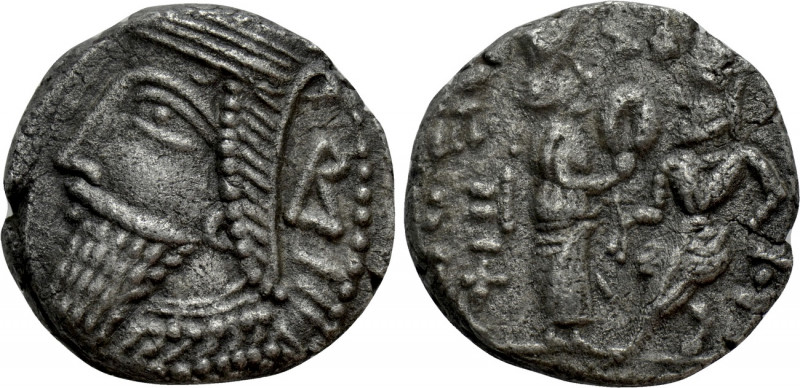 KINGS OF PARTHIA. Vologases VI (Circa 208-228). BI Tetradrachm. Seleukeia on the...