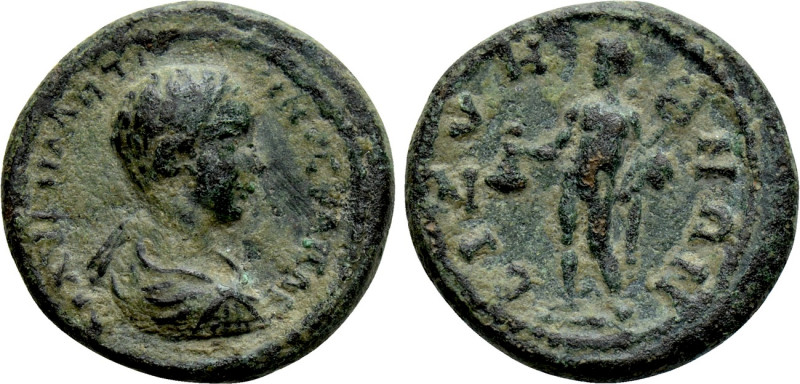 THRACE. Bizya. Caracalla (Caesar, 196-198). 

Obv: M AYPHΛ ANTΩNINOC KAICAP. ...